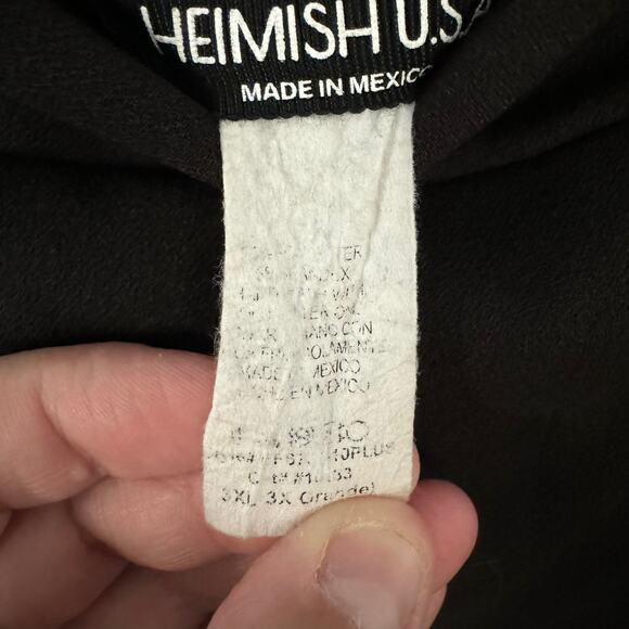 HEIMISH USA Black Pull On Dress Pants w/ Pockets Plus Size 3X Polyester Spandex - Picture 6 of 7